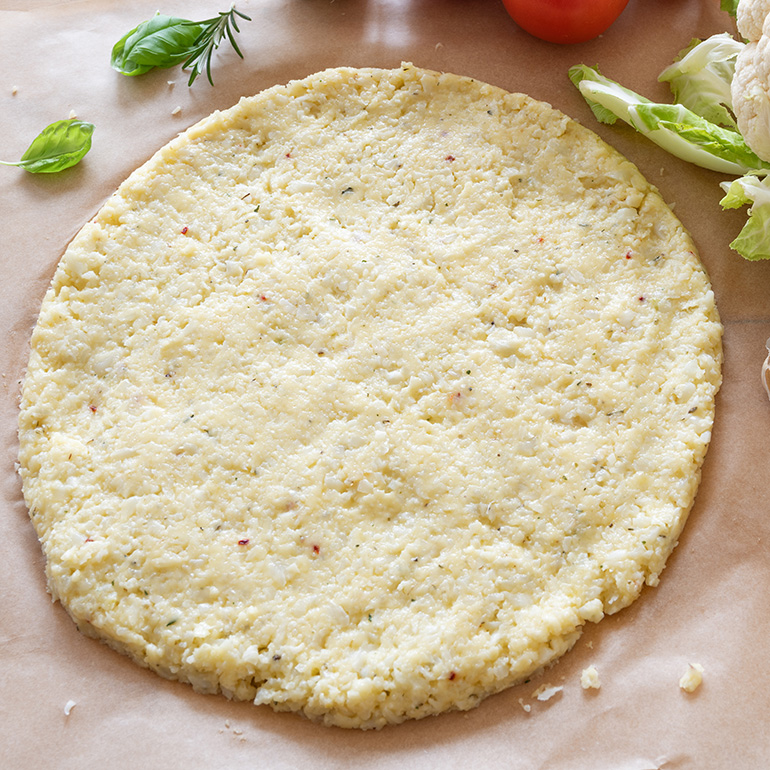 Cauliflower Pizza Crust
